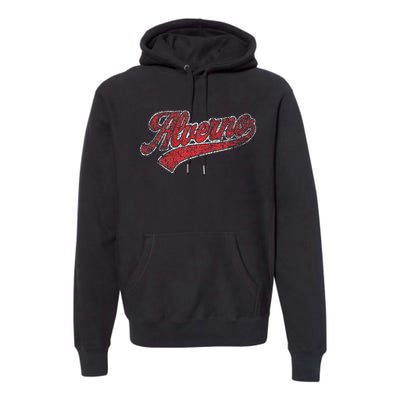 Retro Vintage Alverno Name Premium Hoodie