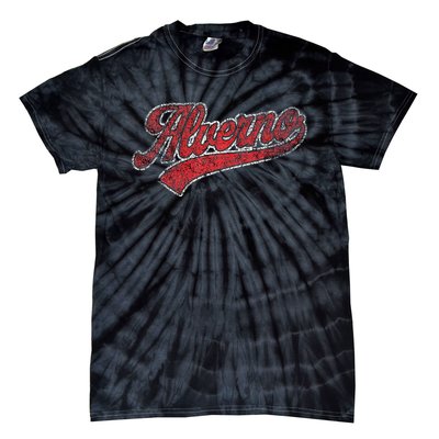 Retro Vintage Alverno Name Tie-Dye T-Shirt