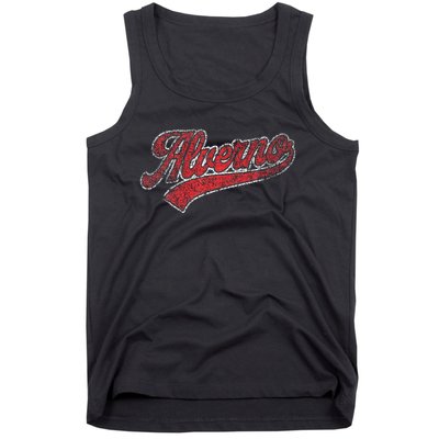 Retro Vintage Alverno Name Tank Top