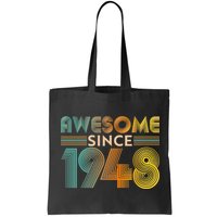 Retro Vintage Awesome Since 1948 Birthday Bag