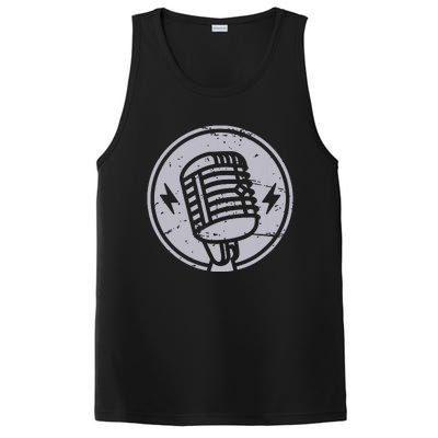 Retro Vintage Audio Engineer Sound Guy PosiCharge Competitor Tank