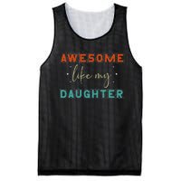 retro vintage awesome like my daughter fathers day for dad Mesh Reversible Basketball Jersey Tank