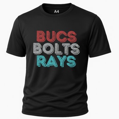 Retro Vintage Bucs Bolts Rays Performance Shirt