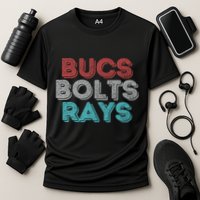Retro Vintage Bucs Bolts Rays Performance Shirt
