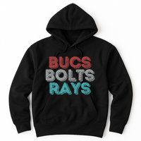 Retro Vintage Bucs Bolts Rays Hoodie