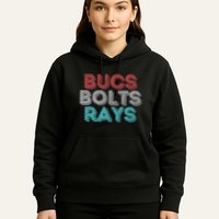 Retro Vintage Bucs Bolts Rays Hoodie