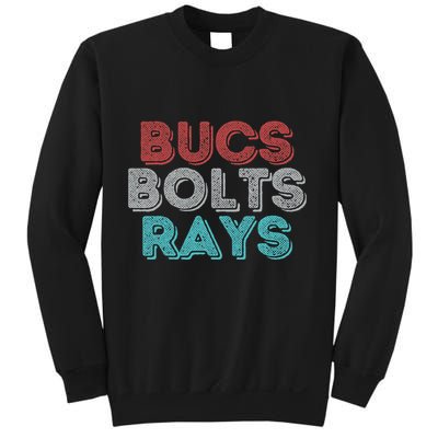 Retro Vintage Bucs Bolts Rays Sweatshirt