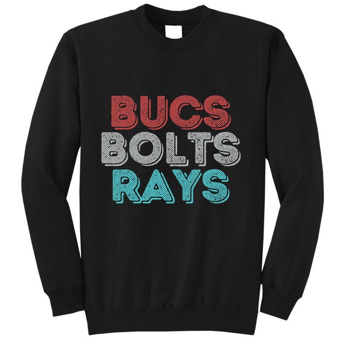 Retro Vintage Bucs Bolts Rays Sweatshirt