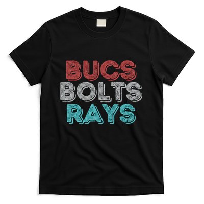 Retro Vintage Bucs Bolts Rays T-Shirt