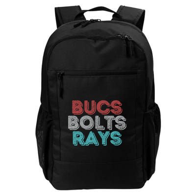 Retro Vintage Bucs Bolts Rays Backpack