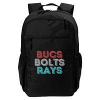 Retro Vintage Bucs Bolts Rays Backpack