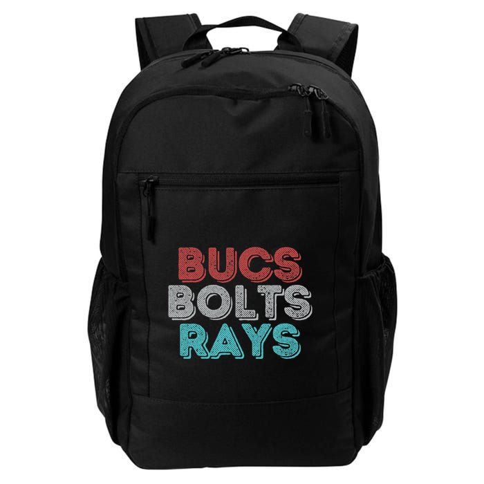 Retro Vintage Bucs Bolts Rays Backpack