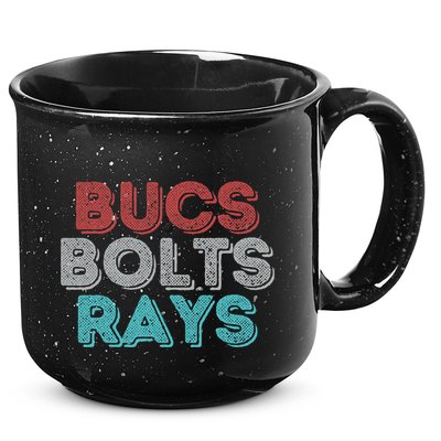 Retro Vintage Bucs Bolts Rays 15oz Campfire Ceramic Mug