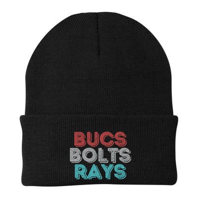 Retro Vintage Bucs Bolts Rays Beanie