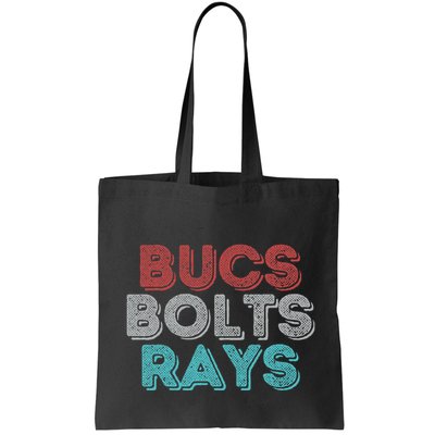 Retro Vintage Bucs Bolts Rays Bag