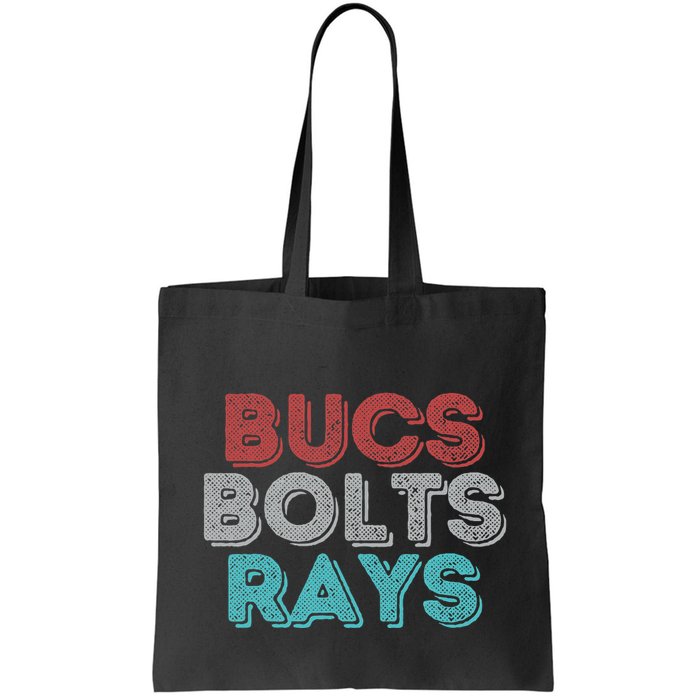 Retro Vintage Bucs Bolts Rays Bag