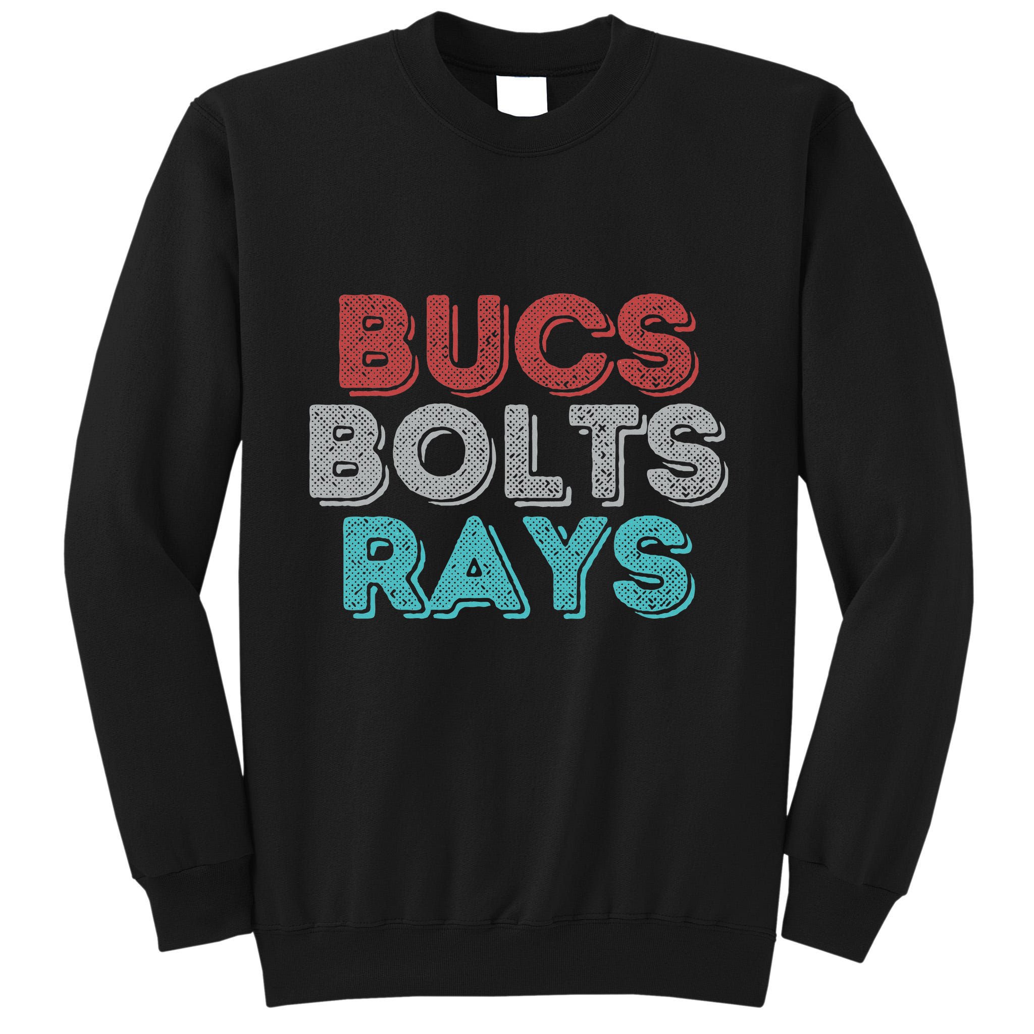 Retro Vintage Bucs Bolts Rays Tall Sweatshirt