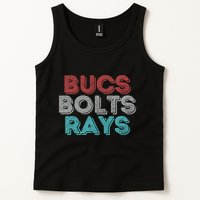 Retro Vintage Bucs Bolts Rays Tank Top