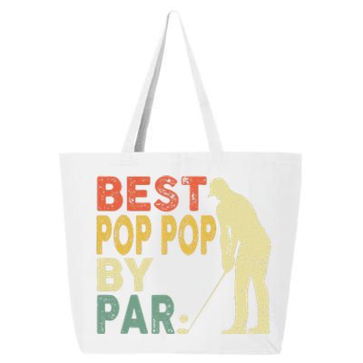 Retro Vintage Best Pop Pop By Par Golf Fathers Day For 25L Jumbo Tote