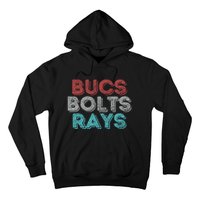 Retro Vintage Bucs Bolts Rays Hoodie