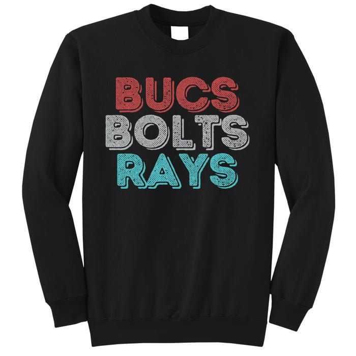 Retro Vintage Bucs Bolts Rays Sweatshirt