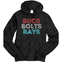 Retro Vintage Bucs Bolts Rays Tie Dye Hoodie