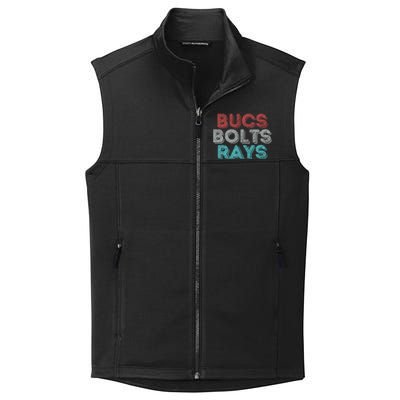 Retro Vintage Bucs Bolts Rays Collective Smooth Fleece Vest