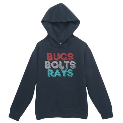 Retro Vintage Bucs Bolts Rays Urban Pullover Hoodie