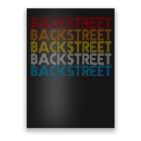 Retro Vintage Backstreet Poster