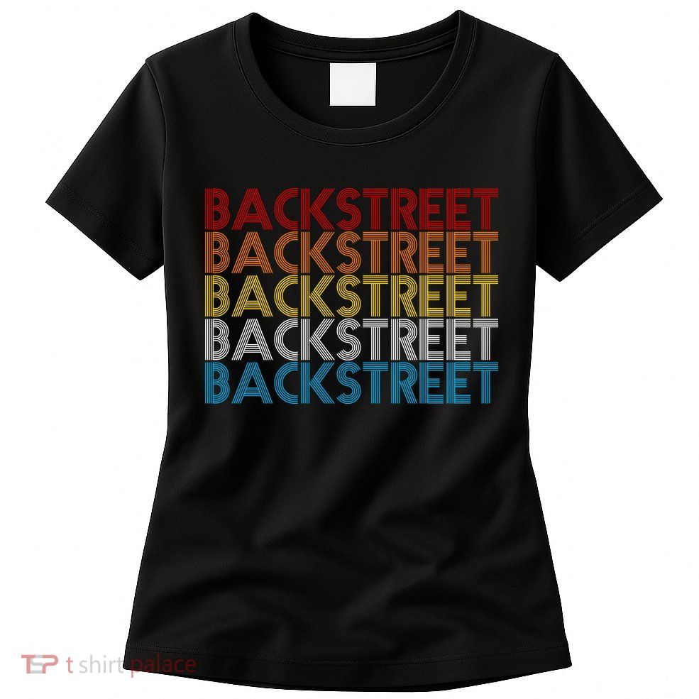Retro Vintage Backstreet Womens T-Shirt