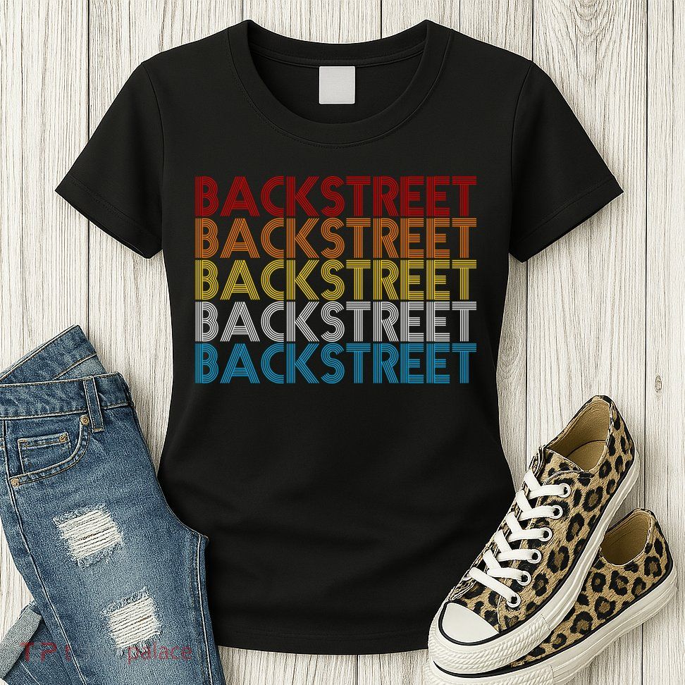 Retro Vintage Backstreet Womens T-Shirt