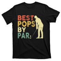 Retro Vintage Best Pops By Par Golf Father's Day For Grandpa T-Shirt