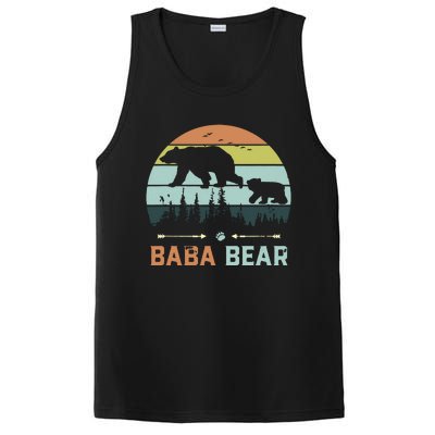 Retro Vintage Baba Bear PosiCharge Competitor Tank