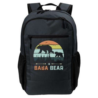 Retro Vintage Baba Bear Daily Commute Backpack