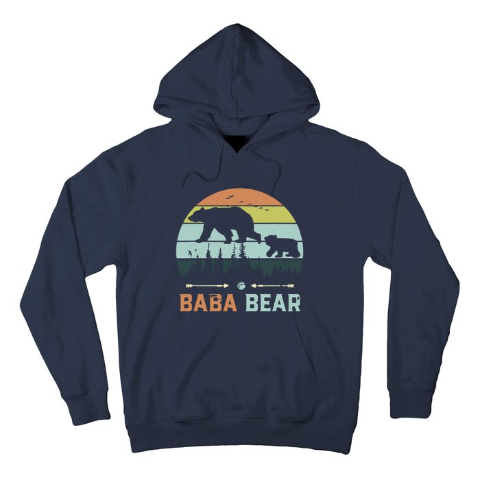 Retro Vintage Baba Bear Hoodie