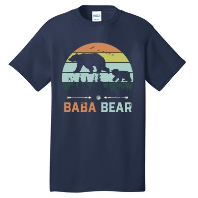 Retro Vintage Baba Bear Tall T-Shirt