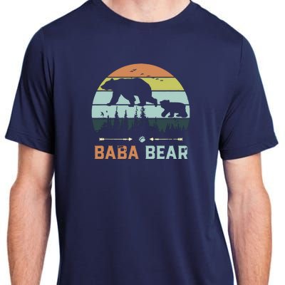 Retro Vintage Baba Bear Adult ChromaSoft Performance T-Shirt