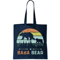 Retro Vintage Baba Bear Tote Bag