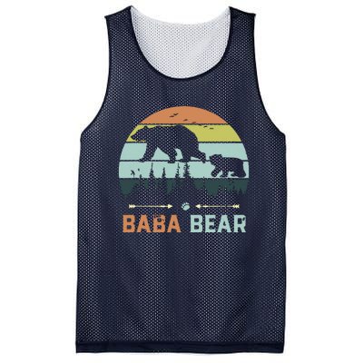 Retro Vintage Baba Bear Mesh Reversible Basketball Jersey Tank