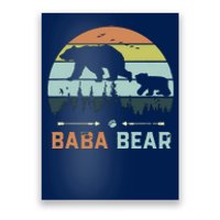 Retro Vintage Baba Bear Poster