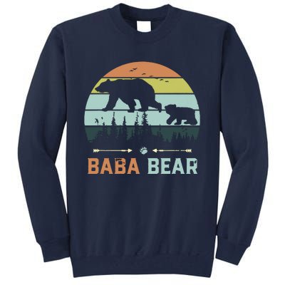 Retro Vintage Baba Bear Tall Sweatshirt