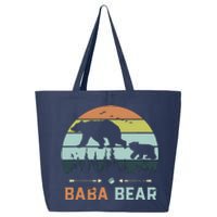 Retro Vintage Baba Bear 25L Jumbo Tote