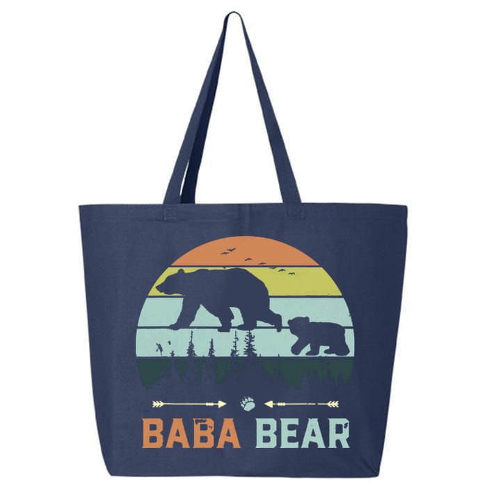 Retro Vintage Baba Bear 25L Jumbo Tote