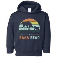 Retro Vintage Baba Bear Toddler Hoodie