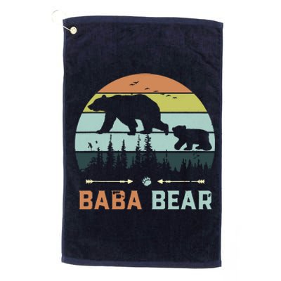 Retro Vintage Baba Bear Platinum Collection Golf Towel