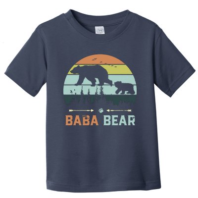 Retro Vintage Baba Bear Toddler T-Shirt