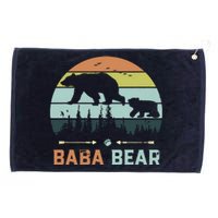 Retro Vintage Baba Bear Grommeted Golf Towel