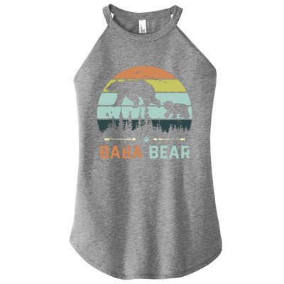 Retro Vintage Baba Bear Women’s Perfect Tri Rocker Tank