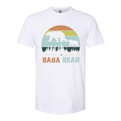 Retro Vintage Baba Bear Softstyle CVC T-Shirt