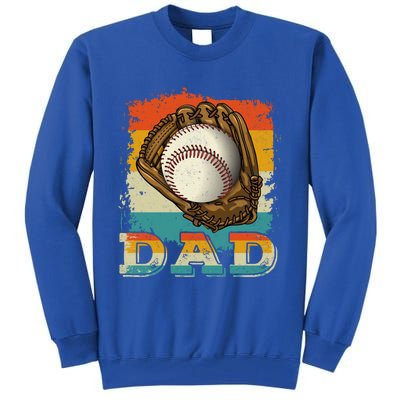 Retro Vintage Baseball Dad Family Matching Fathers Day Meaningful Gift Tall Sweatshirt